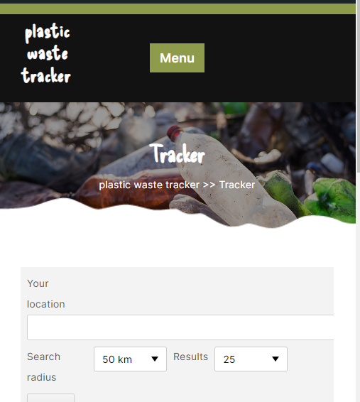 Plastic Waste Tracker